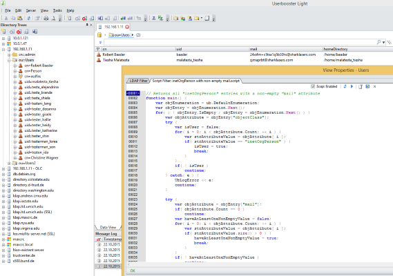 LDAP Filter Scripts